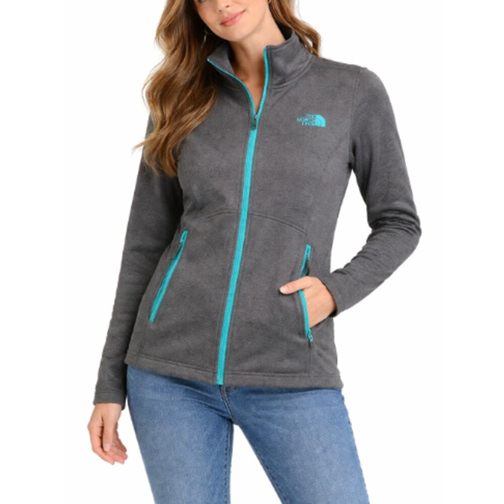 1032 The North Face Women's Agave Jacket Size Small Gray Full Zip Outdoor NWT